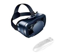 Cuffie VR con controller per cellulare, occhiali 3D per realtà virtuale per giochi e film coinvolgenti, compatibili con smartphone da 5-7 pollici, 11,9 x 4,3 x 3,3 cm, design regolabile