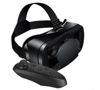 Cuffie VR dal design elegante con controller che offrono un'esperienza coinvolgente per giocatori e amanti del cinema (nero)
