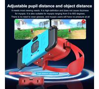 Cuffie VR NS2 per accessori per console di gioco Nintendo Switch 2 Occhiali 3D VR (realtà virtuale) Switch 2 Cuffie per occhiali VR Labo