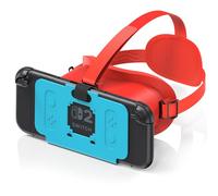 Cuffie VR per Nintendo Switch 2 (2025), Switch 2 occhiali per realtà virtuale VR con lenti HD regolabili e comoda cinghia per la testa, kit Labo VR per accessori Switch 2, arancione e blu