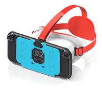 Cuffie VR per Nintendo Switch 2 (2025), Switch 2 occhiali per realtà virtuale VR con lenti HD regolabili e comoda cinghia per la testa, kit Labo VR per Switch 2 accessori, bianco e blu