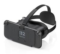 Cuffie VR per Nintendo Switch 2 (2025), Switch 2 occhiali per realtà virtuale VR con lenti HD regolabili e comoda cinghia per la testa, kit Labo VR per accessori Switch 2, nero
