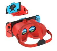 Cuffie VR per Nintendo Switch e modello OLED aggiornato, occhiali per realtà virtuale VR con lenti HD regolabili, comodo cinturino per la testa, occhiali 3D per Nintendo Switch OLED VR Games Cool