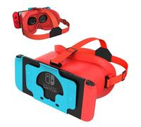 Cuffie VR per Nintendo Switch e modello OLED, occhiali 3D per Nintendo Switch OLED VR, occhiali per realtà virtuale con lenti regolabili HD e comoda cinghia per la testa