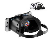 Cuffie VR per Nintendo Switch e Switch OLED, occhiali per realtà virtuale con lenti HD regolabili e comoda cinghia per la testa, kit Labo VR Occhiali 3D per accessori Switch
