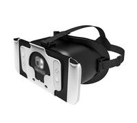 Cuffie VR per Nintendo Switch OLED & Switch - Lenti e fascia HD regolabili, comodi occhiali 3D per Zelda, Mario Odyssey, Smash Bros VR Gaming (Nero e bianco)