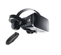Cuffie VR per smartphone, occhiali 3D immersivi per giochi e film, compatibili con iOS e dispositivi Android, colore nero