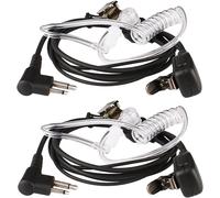 Cuffie Walkie Talkie 2 Pin Auricolare Con Acustico Trasparente Tubo Compatibile