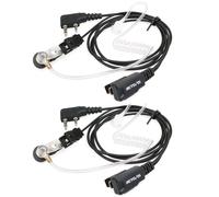 Cuffie Walkie Talkie 2 Pin Tubo Acustico Trasparente Auricolare Compatibile Con