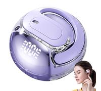 Cuffie Wireless - 2025 Clip Auricolari | Sportivi Clip Aperta Cuffie Conduzione Ossea | Auriculares Inalámbricos Para Correr | Auriculares Compactos Con Asistente De Voz Para Escuchar Música Y Ver Se