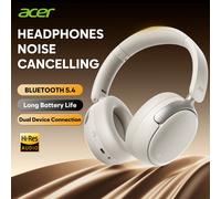 Cuffie Wireless Acer OHR516 ANC con Cancellazione del Rumore, Audio Spaziale Hi-Res, Auricolari Bluetooth Over-Ear con Driver Dinamico da 40mm