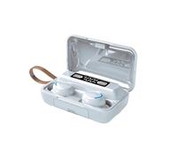 Cuffie wireless, auricolari Bluetooth 5.1 con microfono, 120 ore di riproduzione con ricarica LCD USB-C