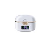 INF Bluetooth 5.0 con doppi altoparlanti dinamici AURICOLARI WIRELESS, bianco