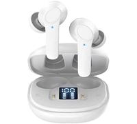 Cuffie wireless Bluetooth 5.3 per Google Pixel 10/10 Pro/9/9 Pro/7A/7/7 Pro/6/6A/5/5A/4/4/3A/3/2, Bluetooth 5.3, tempo di riproduzione, bassi profondi