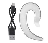 Cuffie wireless Bluetooth a conduzione ossea, auricolare singolo, design invisibile e compatto con microfono, ergonomiche e comode per ufficio e