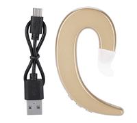 Cuffie wireless Bluetooth a conduzione ossea, auricolare singolo, design invisibile e compatto con microfono, ergonomiche e comode per ufficio e