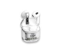 CGV Urban Ghost - Auricolari Intra-ear senza fili, Bluetooth, True Wireless, con tecnologia ENC e controllo touch, 30 ore di autonomia