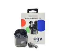 Cuffie wireless Bluetooth - CGV - URBAN GHOST (Nero) - Durata batteria 30h - Controllo touch - TWS