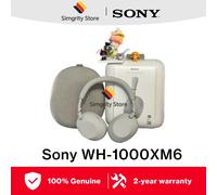 Cuffie wireless Bluetooth over-ear con cancellazione del rumore Sony WH-1000XM6, suono ad alta risoluzione, comfort eccezionale, design pieghevole, custodia resistente, batteria da 30 ore, iOS e