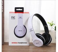 CUFFIE WIRELESS BLUETOOTH PER TV PC SMARTPHONE HI-FI BIANCHE O NERE SENZA FILI