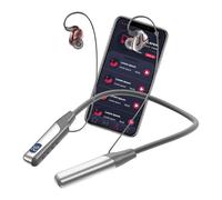 Cuffie wireless con archetto da collo, auricolari sportivi per palestra e corsa, addominali con rivestimento a prova di sudore, 60 ore di autonomia, V5.3, riduzione del rumore, mani libere per