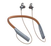 Cuffie wireless con archetto da collo, auricolari stereo in-ear, cuffie sportive portatili, design confortevole intorno al collo, supporto per chiamate a mani libere, per passeggiate, corsa, palestra