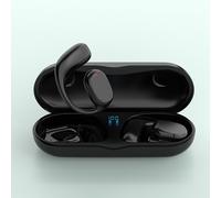 Cuffie wireless con gancio per l'orecchio, auricolari Bluetooth a conduzione non funzionano nell'orecchio ma non si possono perdere, auricolari
