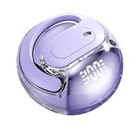 Cuffie wireless con gancio per l'orecchio, qualità del suono chiaro, cuffie wireless blu, auricolari compatti e compatti con assistente vocale per ascoltare canzoni quotidiane, inseguire drammi