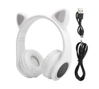 Cuffie wireless con orecchie di gatto luminose, qualitÃ audio ad alta fedeltÃ per veri appassionati di audio, archetto regolabile per una
