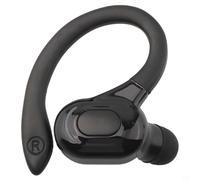 Cuffie wireless da corsa 5.1 Secure Fit Hook (nero) | Driver sovradimensionati, potenziati per bassi, suono coinvolgente, connessione stabile 5.1, scelta per gli amanti della