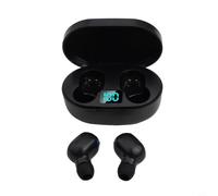 Cuffie Wireless E6S con Cancellazione Rumore e Mic(Black) | Cancellazione rumore attiva, microfono HD, stabile, libertà per fili, audio cristallino