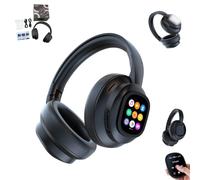 Cuffie wireless for traduzione AI HY-X1 PRO con schermo LCD touch mobile, cuffie wireless over-ear con schermo, cuffie for traduzione in tempo reale 115 lingue e accenti