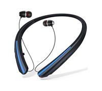 Cuffie wireless HX-801 con archetto da collo, auricolari wireless per sport, cuffie Bluetooth a lunga durata, design a prova di sudore per allenamenti, auricolari in-ear con avviso di chiamata a