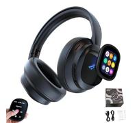 Cuffie Wireless Hy-X1, Cuffie Wireless Hy-X1 Pro Ai Translation Con Schermo Lcd Touch Mobile, Traduttore in Tempo Reale Di 115 Lingue, Cuffie Bluetooth 6.0 Resistenti All'acqua(1set)