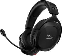 HyperX Cloud Stinger II, Cuffie da Gaming Senza Filo, Connessione a 2,4 GHz, Telaio in Plastica, Cuscinetti in Memory Foam Rivestiti in Similpelle, Autonomia Fino a 20 Ore, Adatto per PC, Nero