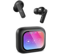 Cuffie wireless Ksix Vision con ANC e schermo TFT da 2,01" in custodia nera