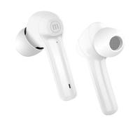 Cuffie wireless Maxell Dynamic+ con custodia di ricarica Bluetooth bianche