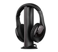Cuffie wireless multifunzione 5 in 1 Set di emettitore e ricevitore for cuffie wireless Hi-Fi FM Radio FM Computer TV Monitor Cuffie senza fili Cuffie cablate con telefono for TV Ascolto Chat vocale