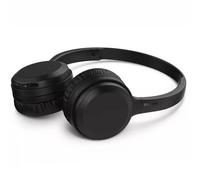 Cuffie wireless on-ear Philips - Bluetooth - Isolamento acustico - Batteria da 250 mAh - Portata di 10 m - Microfono integrato - Controlli sull'auricolare - Altoparlante da 30 mm - Pieghevoli - Nero
