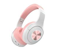 Cuffie wireless over-ear Bluetooth 5.4 con archetto morbido pieghevole, bassa latenza, batteria a lunga durata, suono surround per sport e giochi.