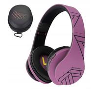 Cuffie wireless PowerLocus Nero/Viola BLUETOOTH / microSD / FM