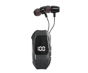 Cuffie wireless retrattili - Cuffie retrattili con denti blu, riduzione del rumore, microfono collare dispositivo audio, strumento di comunicazione aziendale con connessione segnale stabile | Call