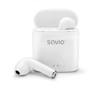 Cuffie wireless Savio Bluetooth 5.0 con microfono e dock di ricarica