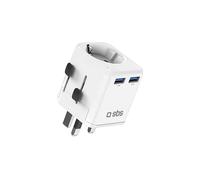 CUFFIE WIRELESS SBS Adattatore Universale, Porte USB 2, Dispositivi elettronici compatibili con Trasparente