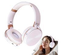 Cuffie Wireless Sopra L'Orecchio - Auricolari Pieghevoli Per Giochi Su PC,Auricolari Senza Fili | Per Televisione Telefono Computer Giochi Sport Viaggio Allenamento Lavoro E Studio