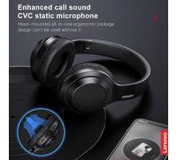 Cuffie wireless TH10 BT5.1 con custodia da 300 mAh, 9 ore di riproduzione, nere