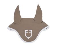 Cuffietta per cavalli in tessuto tecnico con logo centrale White line edition Eq