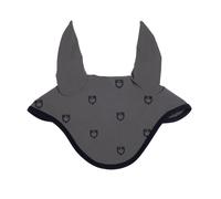 Cuffietta per cavalli multilogo in tessuto tecnico Black line edition Equestro