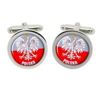 Cufflinks A Forma Di Aquila Polacca In Scatola