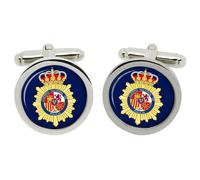 Cufflinks Cuerpo Nacional De Policía (Polizia Spagnola) In Scatola
